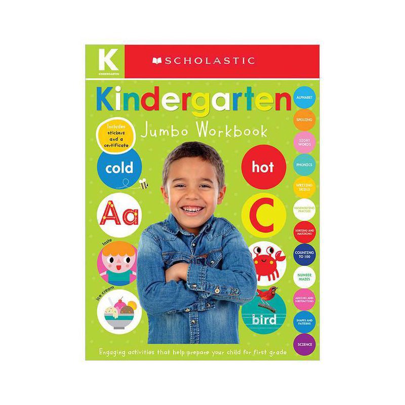 slide 1 of 1, Jumbo Kindergarten - Workbook by Scholastic Inc. & Scholastic Early Learners (Paperback), 1 ct