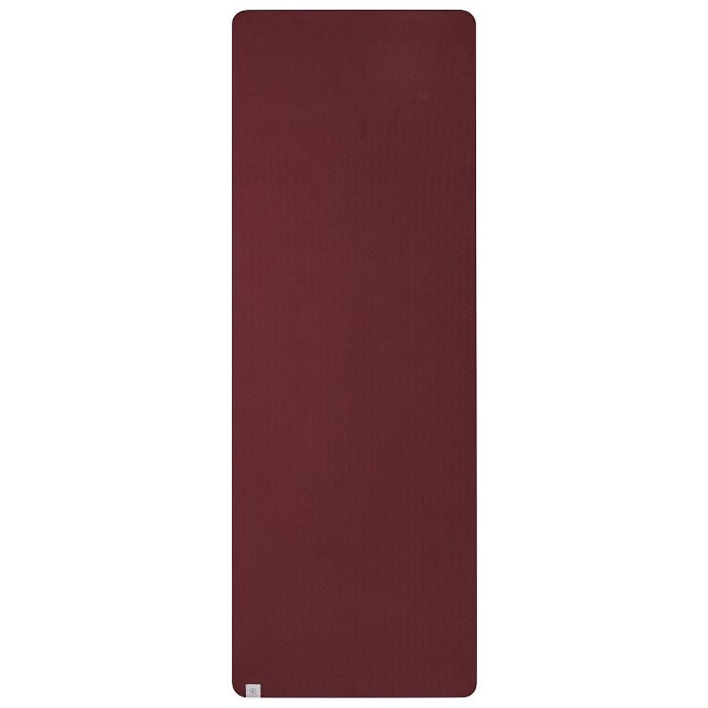 slide 2 of 3, Gaiam Performance Yoga Mat - Maroon/Teal Blue (6mm), 1 ct