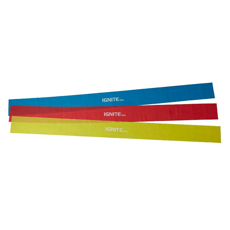 slide 2 of 5, Ignite by SPRI Flat Band Kit - Blue/Red/Light Green, 1 ct