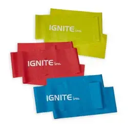 Ignite by SPRI Flat Band Kit - Blue/Red/Light Green