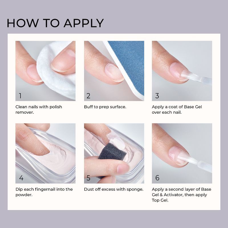 slide 3 of 12, Kiss Nails KISS Salon Dip All-in-One Fake Nails Manicure Kit - 40ct, 40 ct