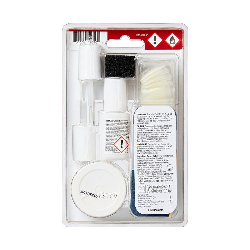 slide 10 of 12, Kiss Nails KISS Salon Dip All-in-One Fake Nails Manicure Kit - 40ct, 40 ct