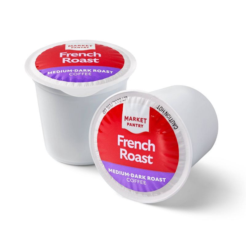 slide 4 of 4, French Roast Single Serve Dark Roast Coffee - 92ct - Market Pantry™, 92 ct