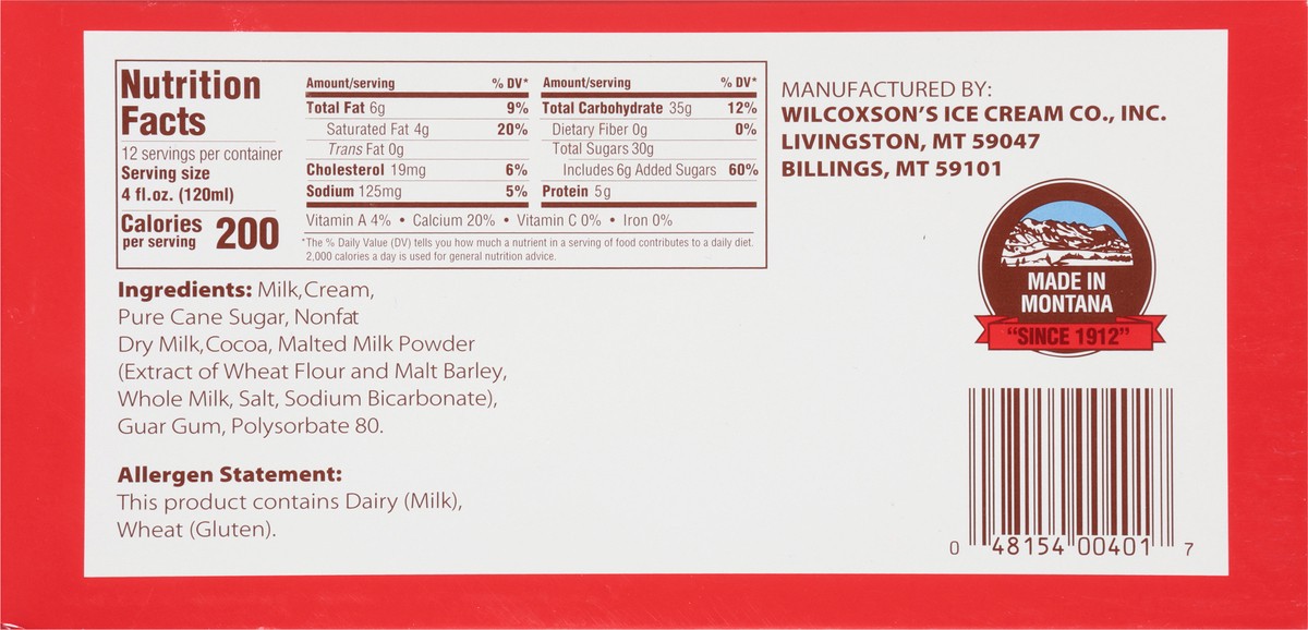 slide 6 of 14, Wilcoxson's Deluxe Chocolate Fudge Bar 12 - 4 fl oz Bars, 12 ct