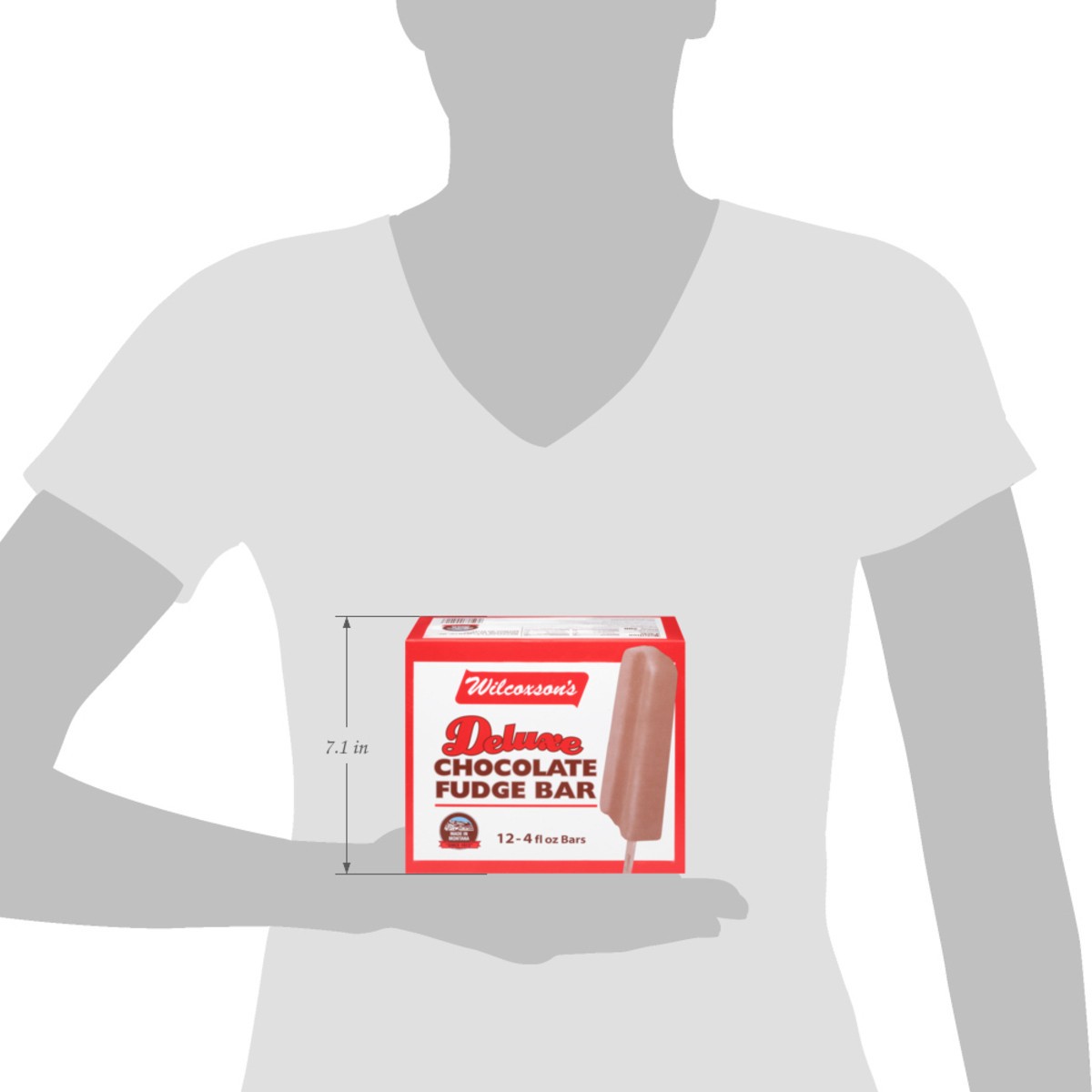 slide 11 of 14, Wilcoxson's Deluxe Chocolate Fudge Bar 12 - 4 fl oz Bars, 12 ct