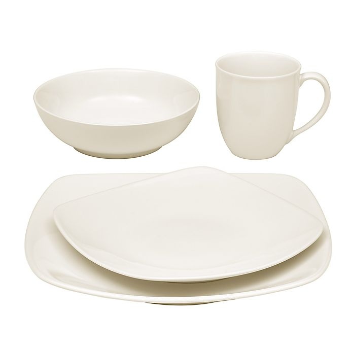 slide 5 of 6, Noritake Colorwave Naked Square Place Setting, 4 ct