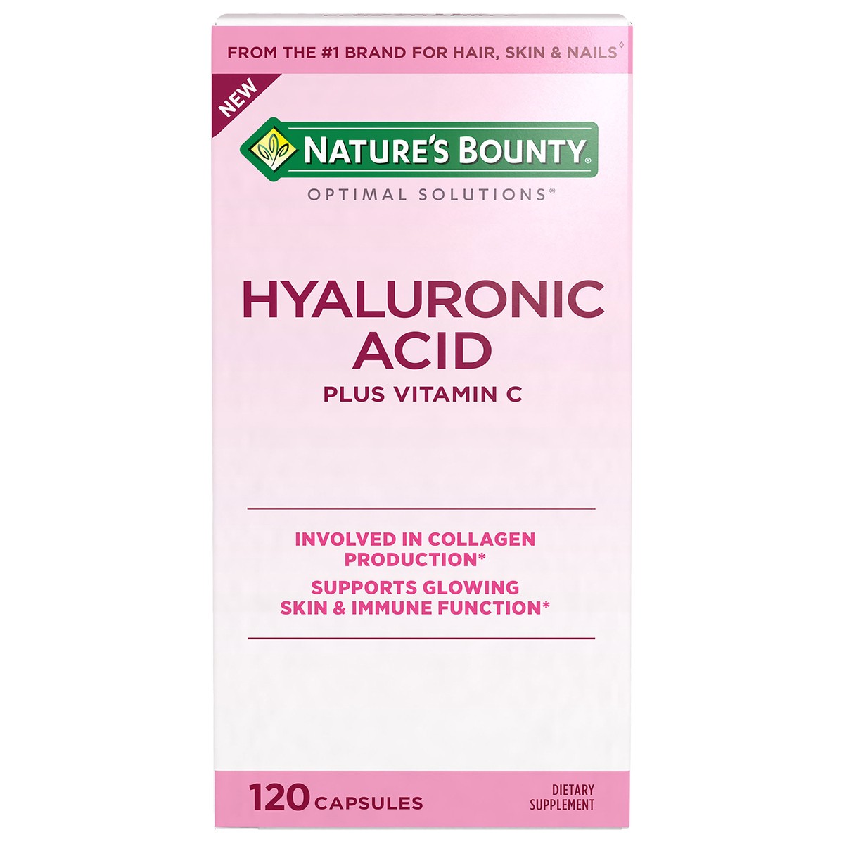 slide 11 of 12, Nature's Bounty Hyaluronic Acid with Vitamin C Capsules, 120 ct