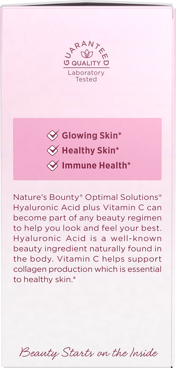 slide 9 of 12, Nature's Bounty Hyaluronic Acid with Vitamin C Capsules, 120 ct