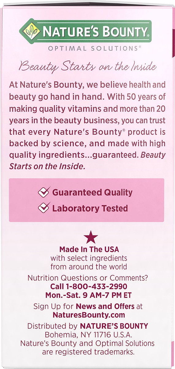 slide 5 of 12, Nature's Bounty Hyaluronic Acid with Vitamin C Capsules, 120 ct