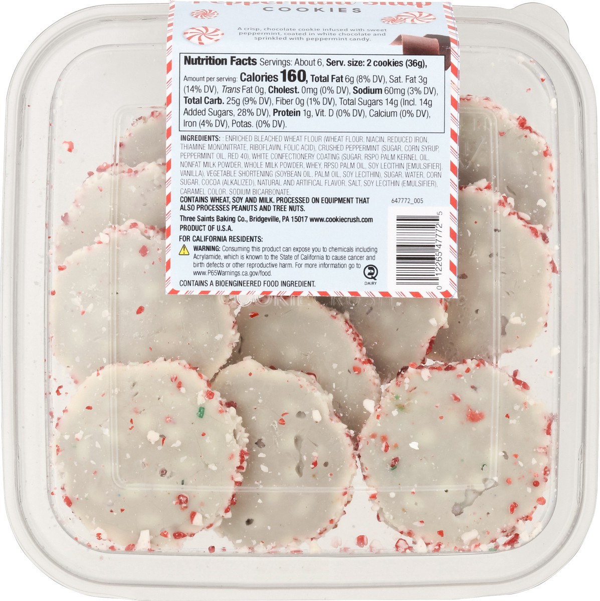 slide 2 of 9, Cookie Crush Chocolate Peppermint Snap - 8 OZ, 8 oz