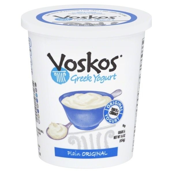 slide 1 of 1, Voskos Greek Plain Original Yogurt, 16 oz