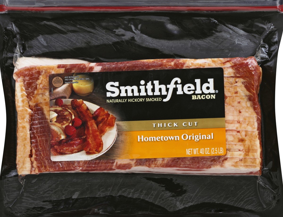 slide 2 of 5, Smithfield Bacon 40 oz, 40 oz