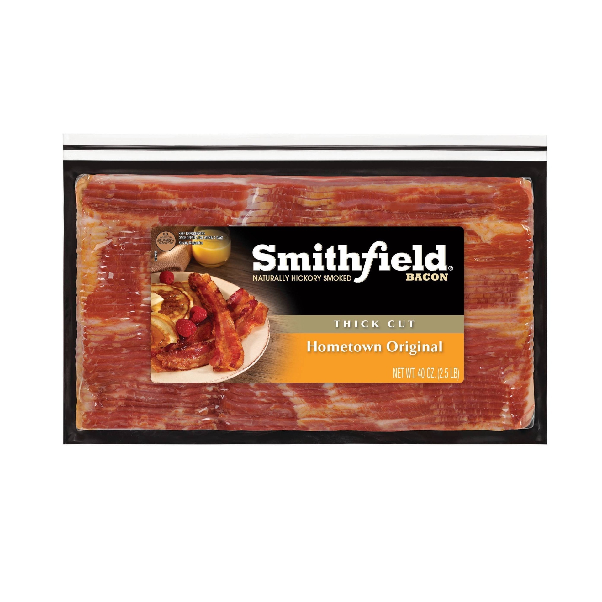 slide 1 of 5, Smithfield Bacon 40 oz, 40 oz