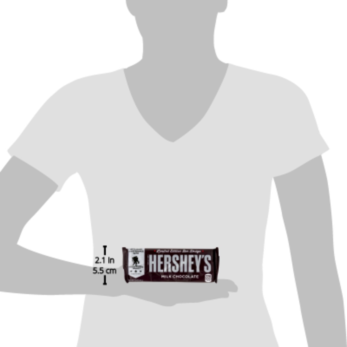 slide 3 of 9, Hershey's Limited Edition Bar Design Milk Chocolate, 1.55 oz