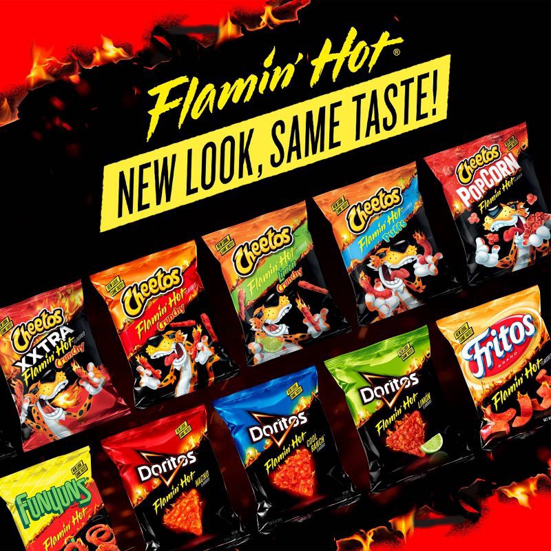 slide 3 of 7, Cheetos Crunchy Flamin Hot Party Size - 15oz, 15 oz