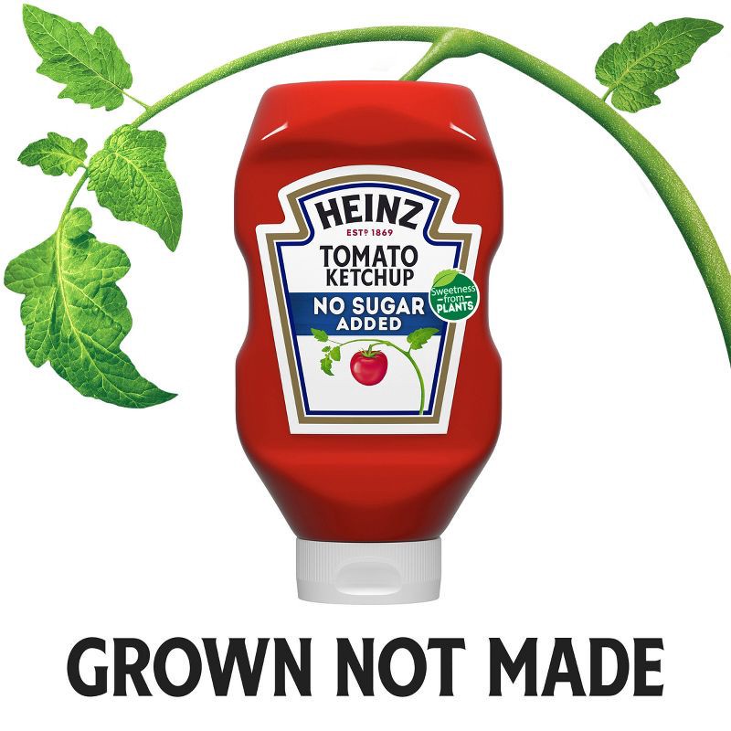 slide 4 of 9, Heinz No Sugar Added Tomato Ketchup - 29.5oz, 29.5 oz