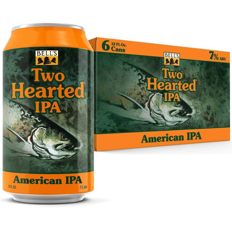 slide 1 of 12, Bell's Brewery Bell's Two Hearted IPA Beer - 6pk/12 fl oz Cans, 6 ct; 12 fl oz