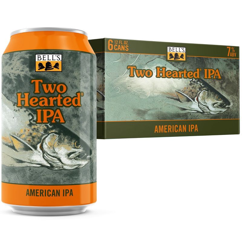 slide 1 of 9, Bell's Brewery Bell's Two Hearted IPA Beer - 6pk/12 fl oz Cans, 6 ct; 12 fl oz