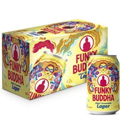 Funky Buddha Brewery Funky Buddha Vibin' Groovable Lager Beer - 6pk/12 fl oz Cans