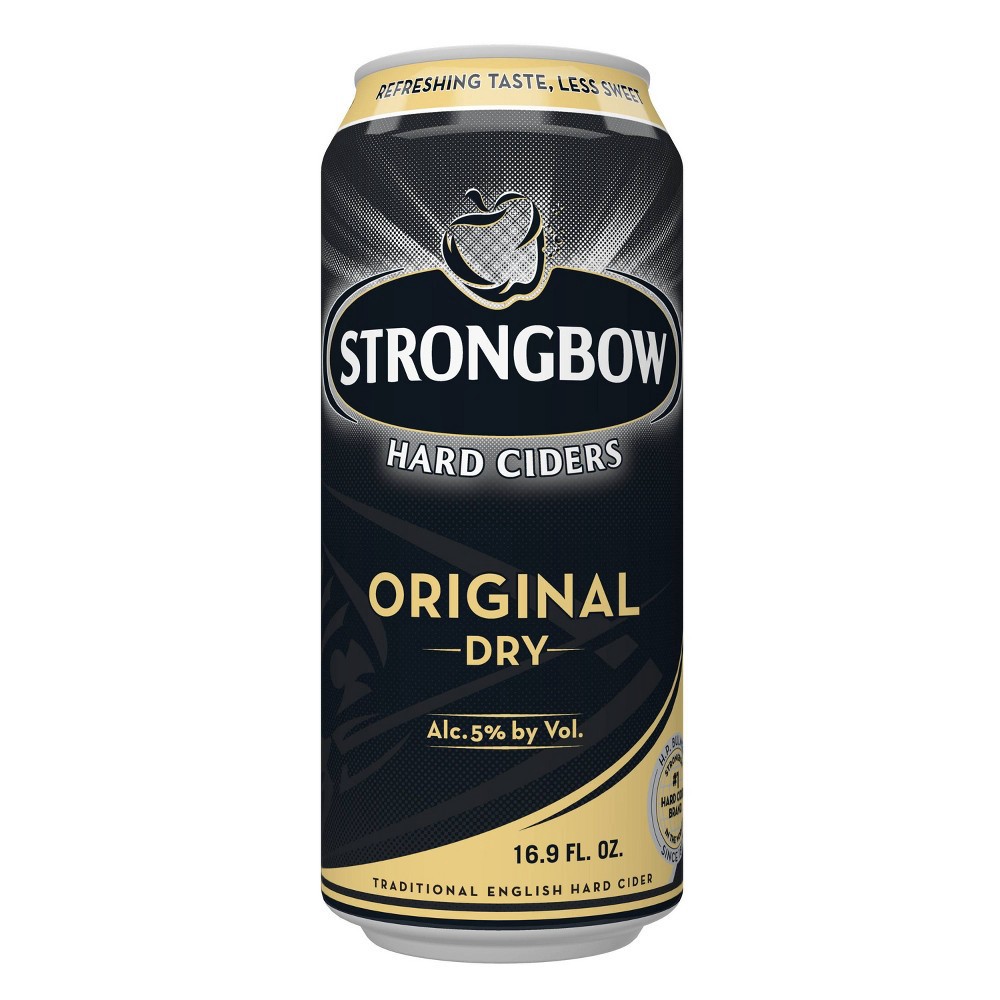 slide 3 of 3, Strongbow Original Dry Hard Cider - 4pk/16.9 fl oz Cans, 4 ct, 16.9 fl oz