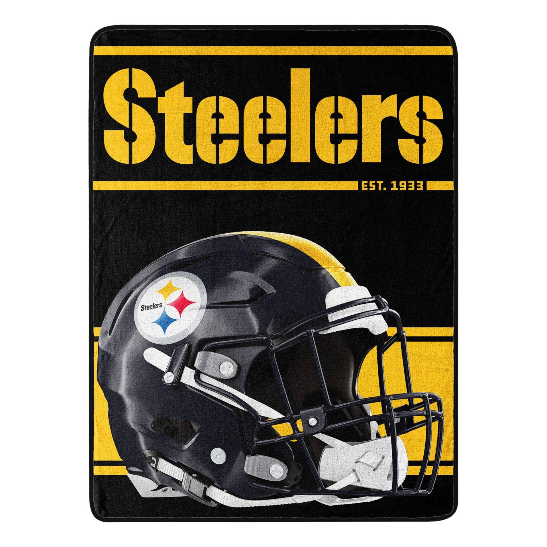 NFL Pittsburgh Steelers Micro Fleece Throw Blanket 1 ct