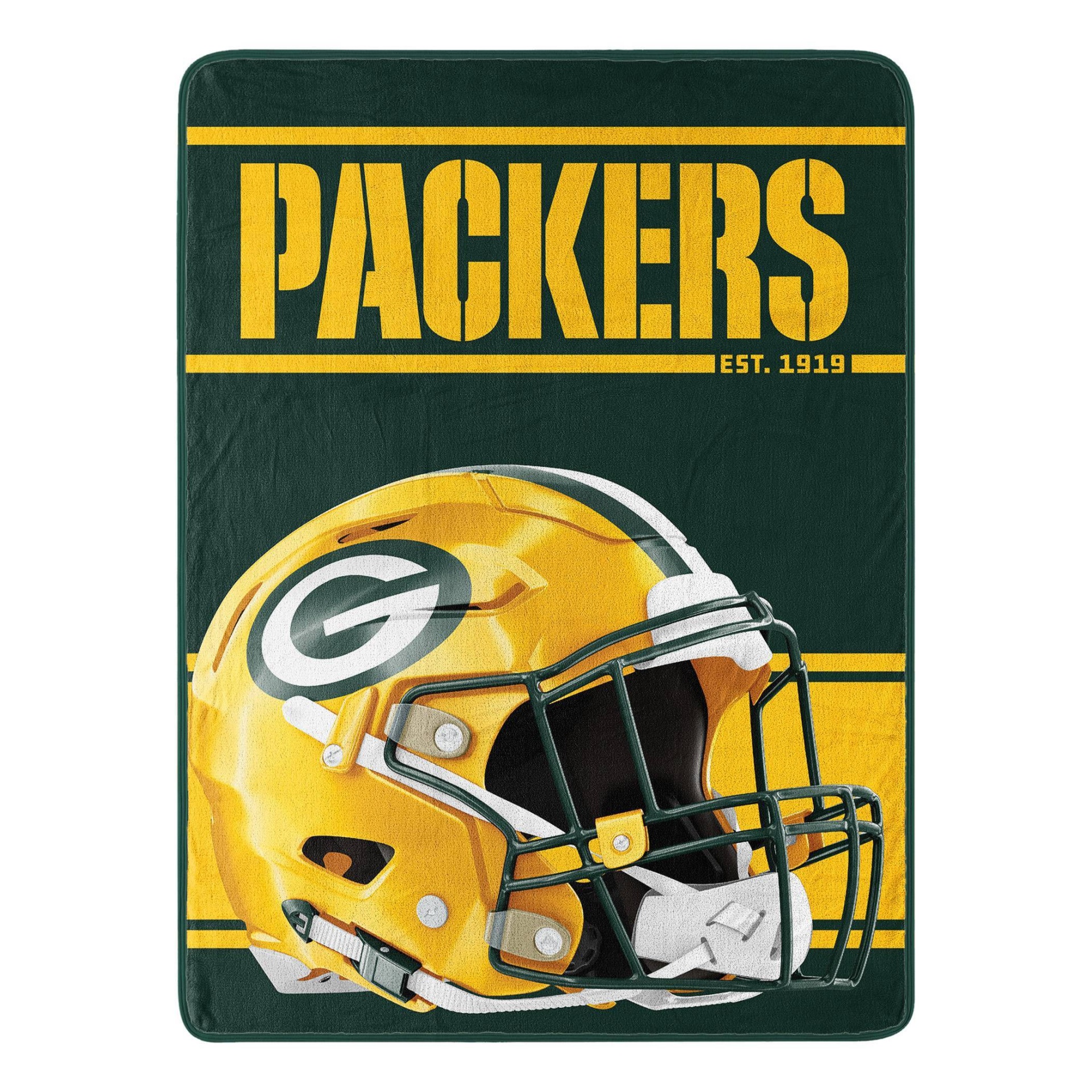 slide 1 of 4, NFL Green Bay Packers Micro Fleece Throw Blanket, 1 ct