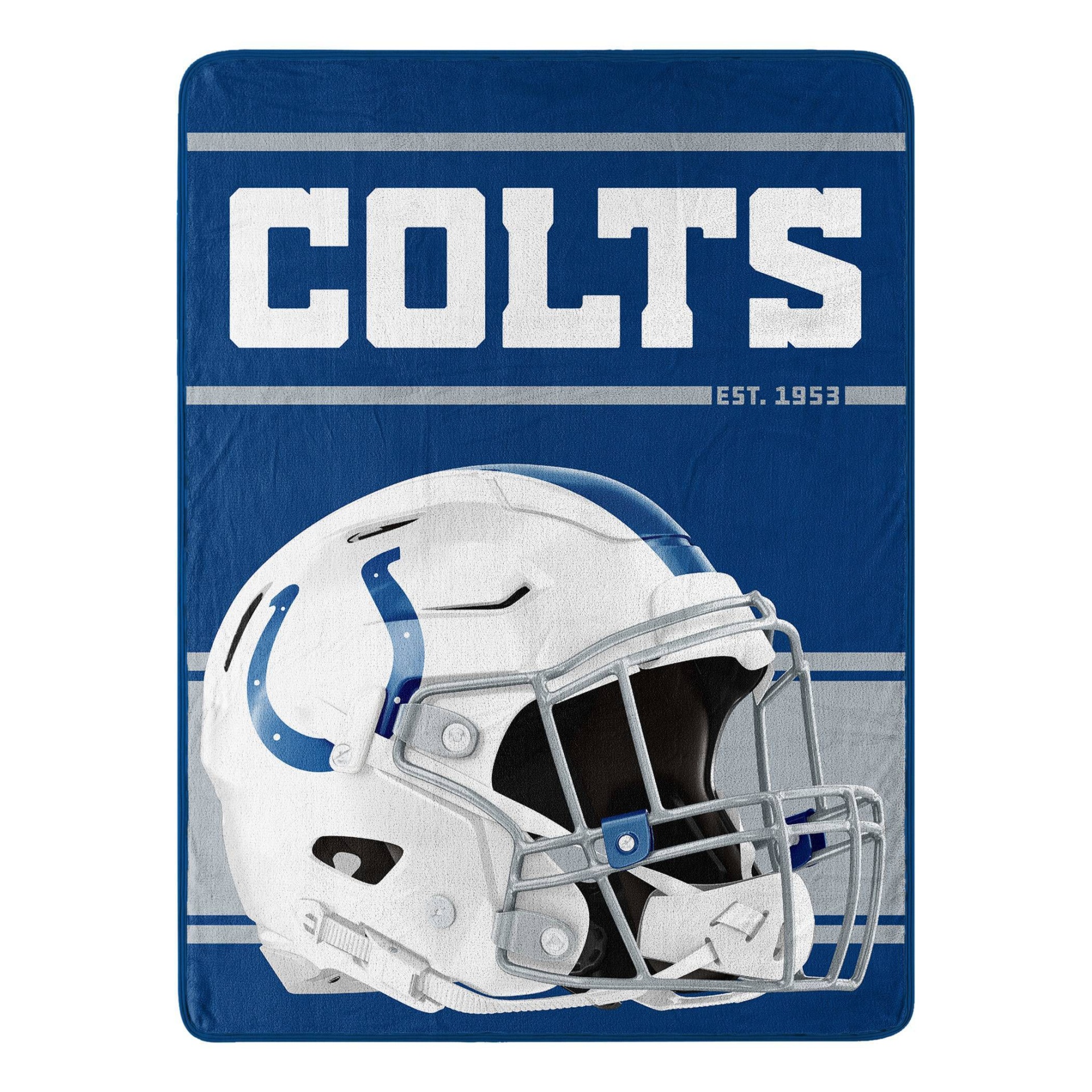 slide 1 of 4, NFL Indianapolis Colts Micro Fleece Throw Blanket, 1 ct