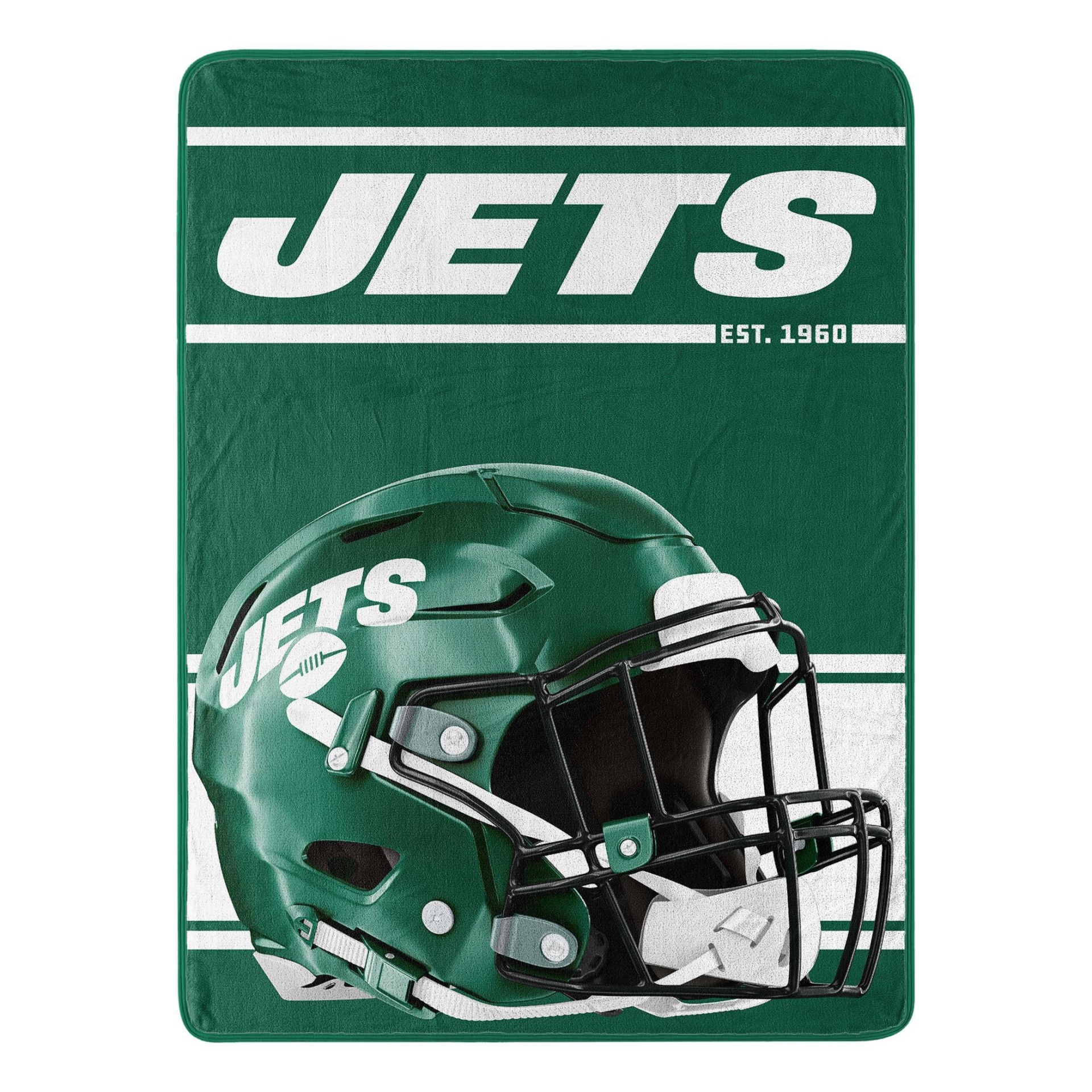 slide 1 of 4, NFL New York Jets Micro Fleece Throw Blanket, 1 ct