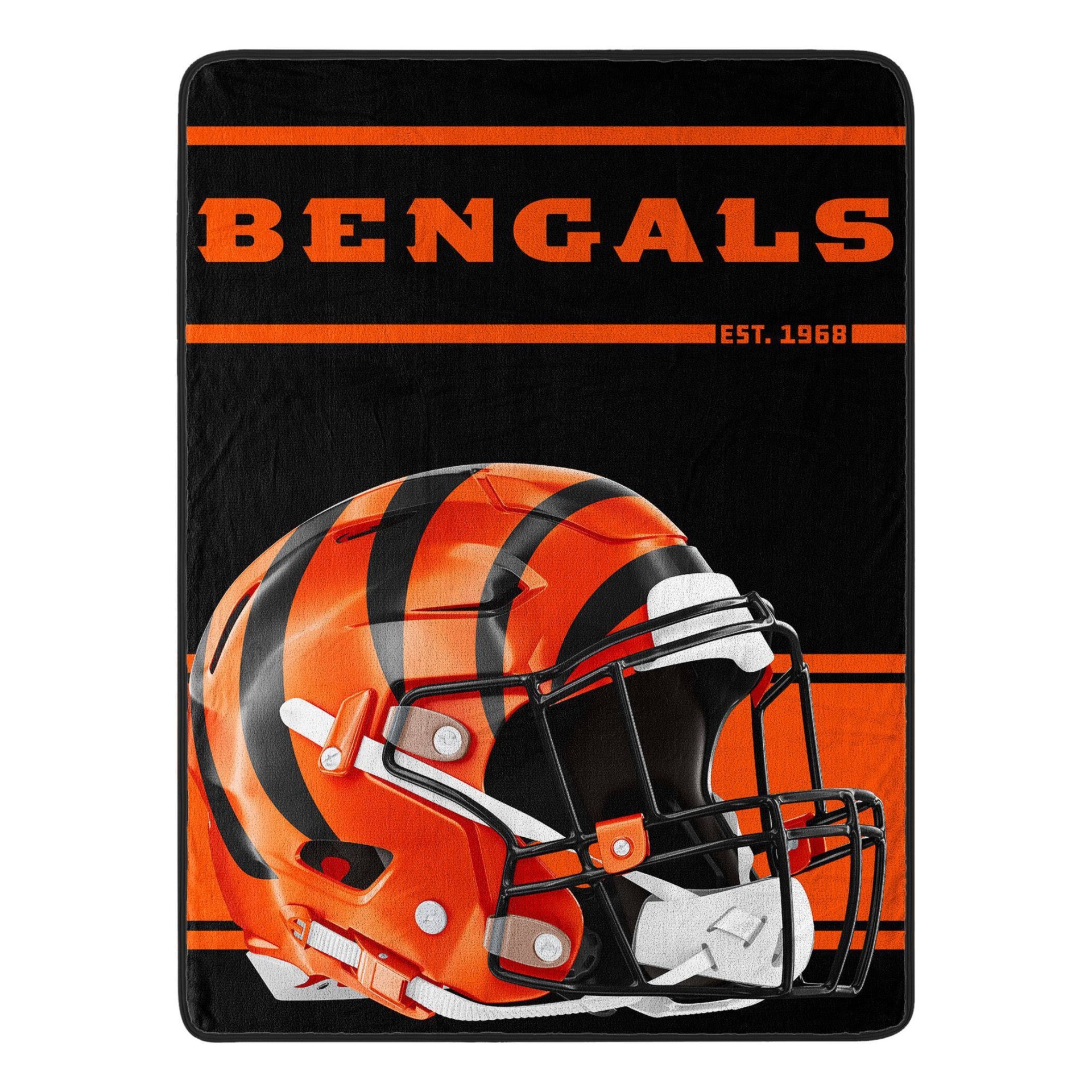 slide 1 of 4, NFL Cincinnati Bengals Micro Fleece Throw Blanket, 1 ct