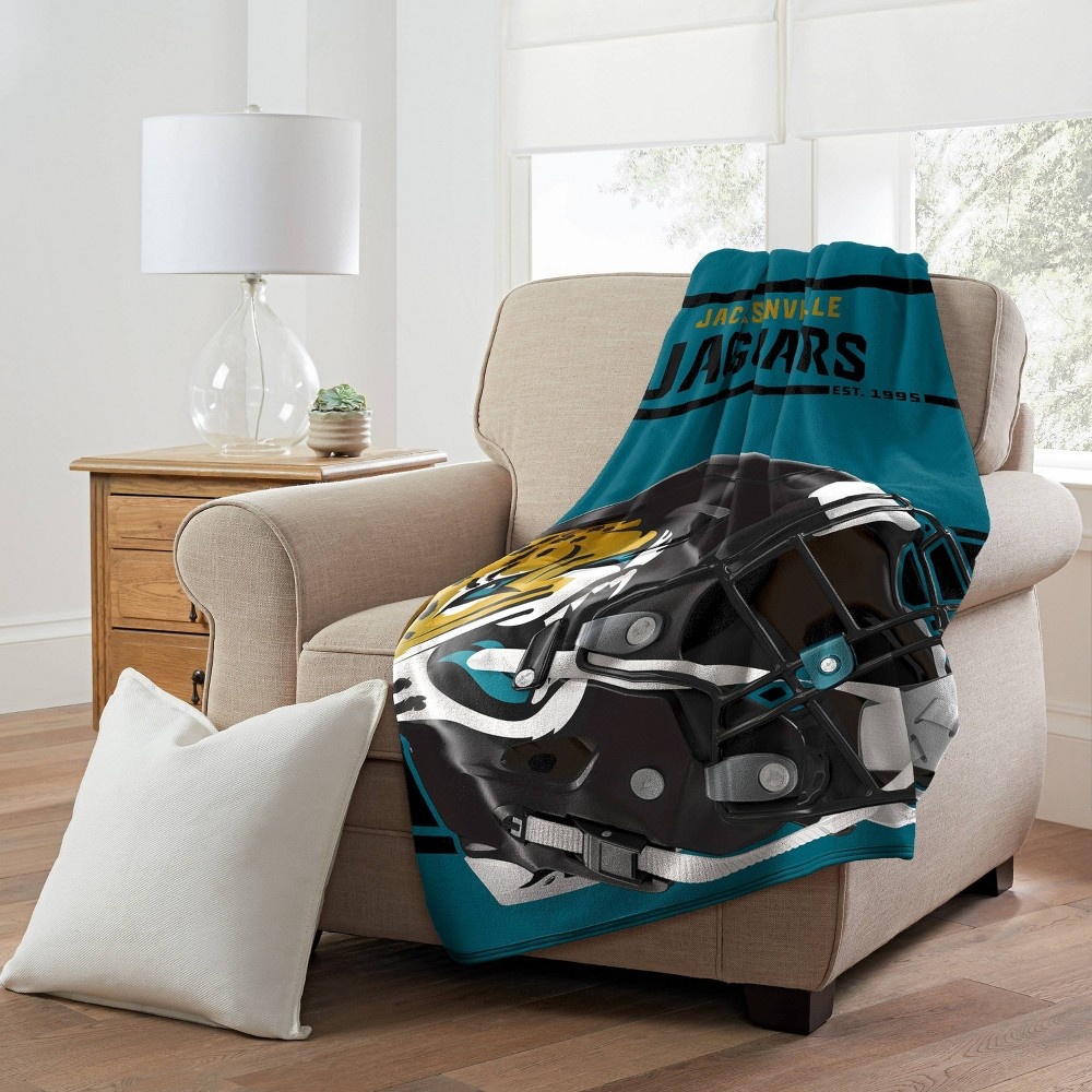 slide 3 of 4, NFL Jacksonville Jaguars Micro Fleece Throw Blanket, 1 ct