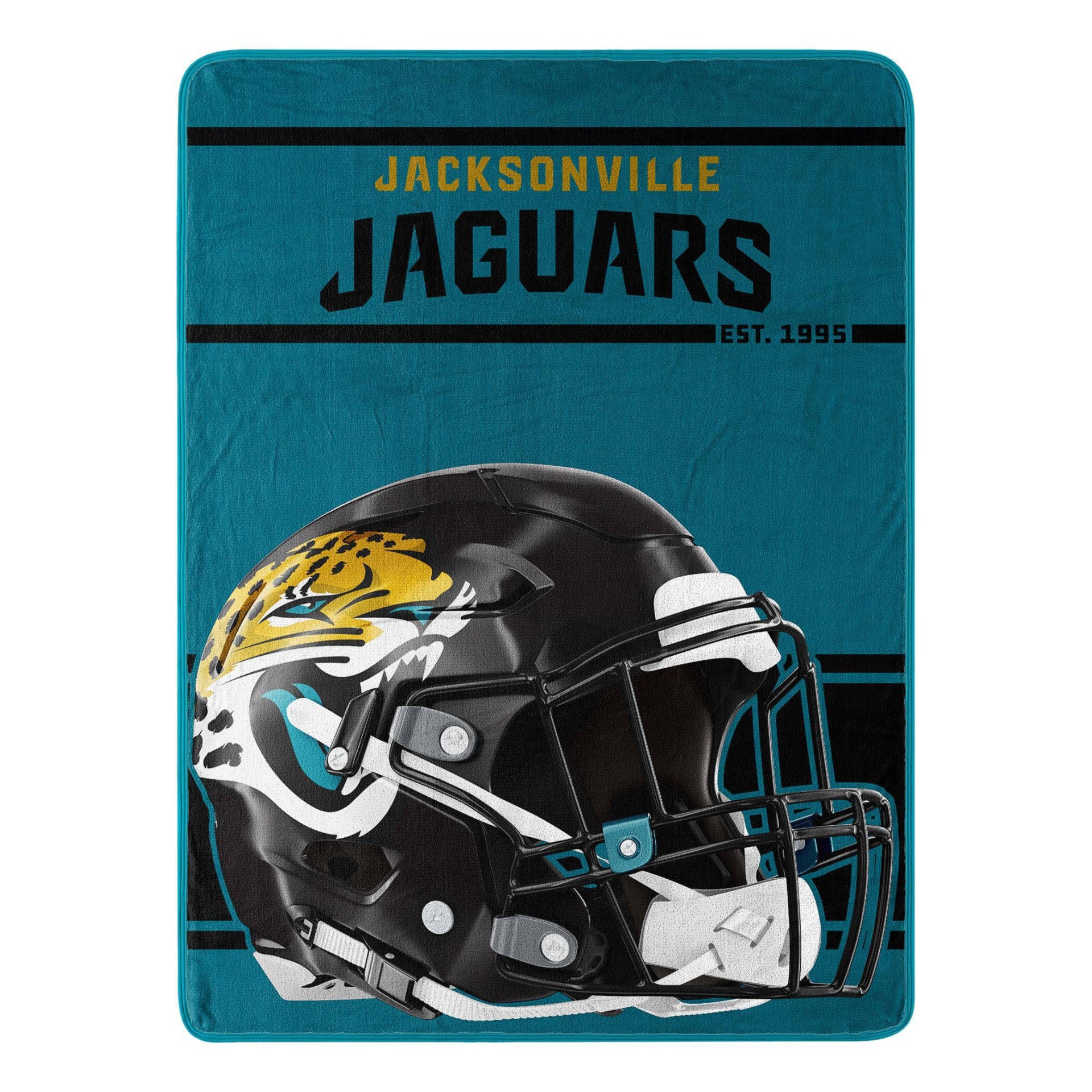 slide 1 of 4, NFL Jacksonville Jaguars Micro Fleece Throw Blanket, 1 ct