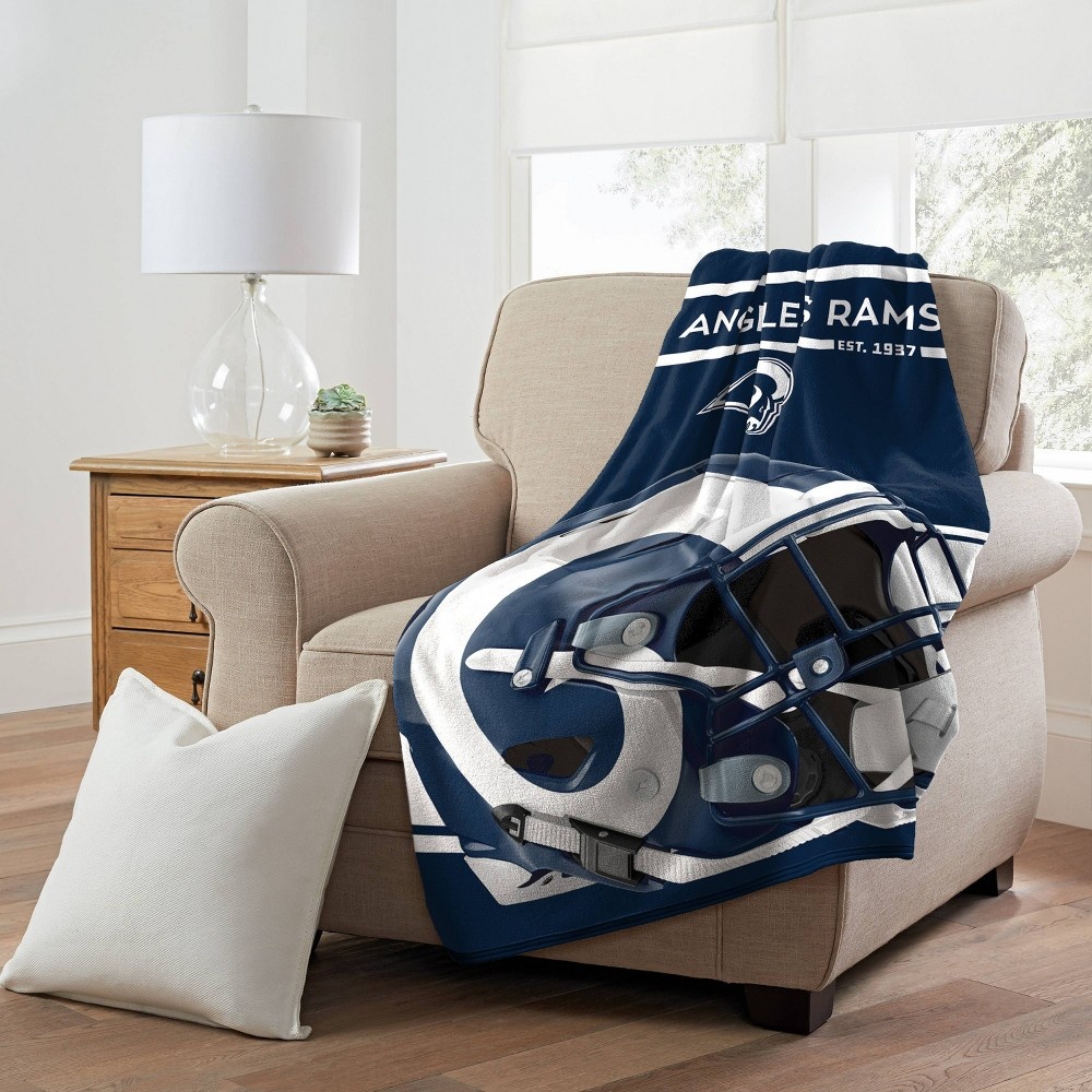 NFL Los Angeles Rams Micro Fleece Throw Blanket