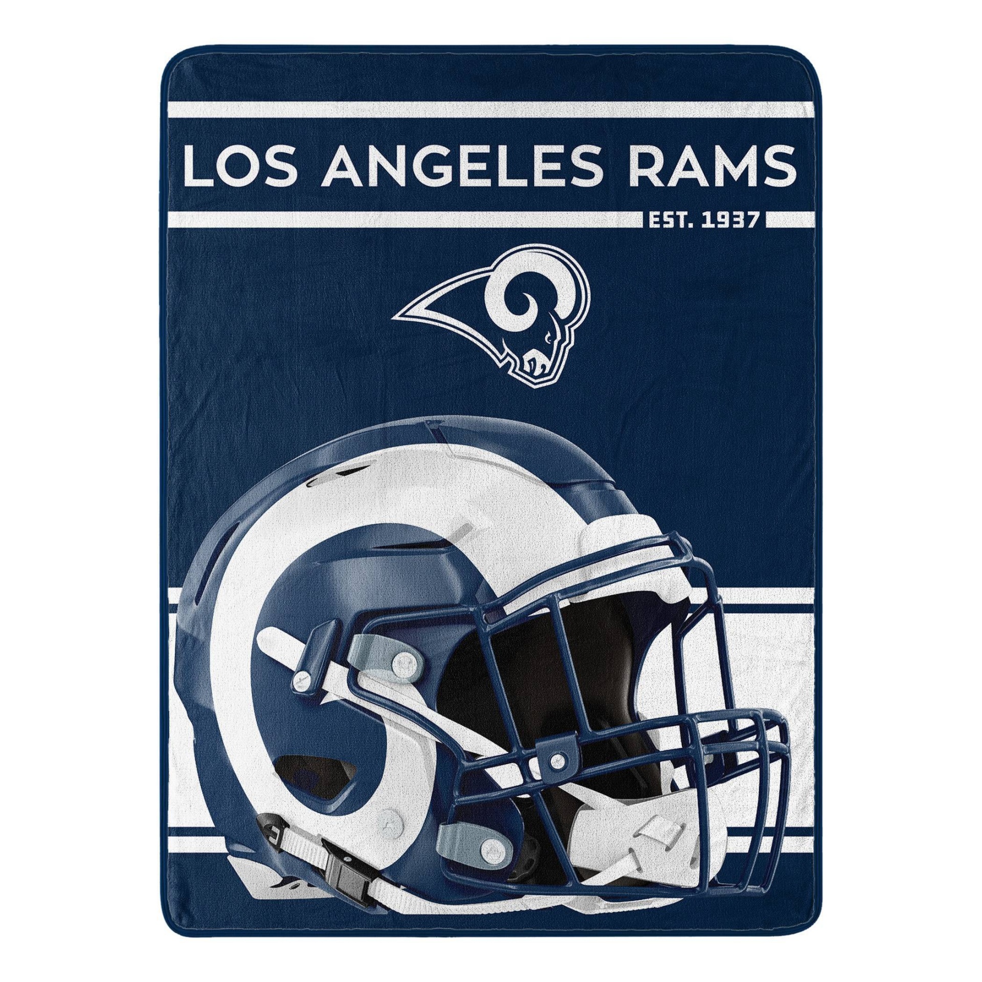 Los Angeles Rams Raschel Throw Blanket