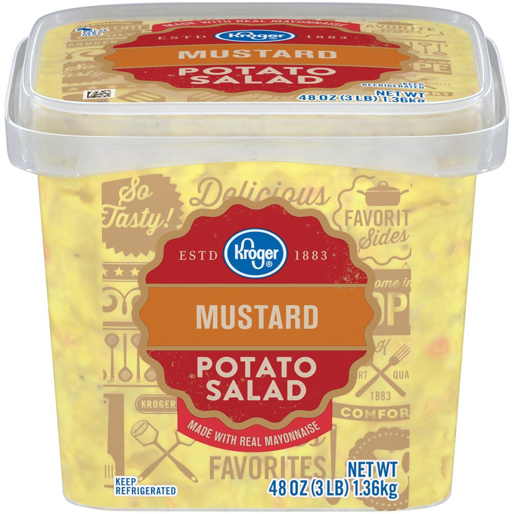 slide 2 of 3, Kroger Mustard Potato Salad, 3 lb