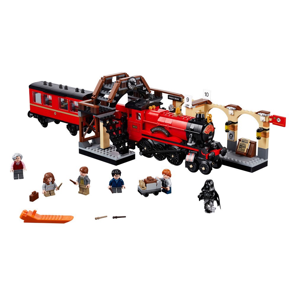 slide 2 of 10, LEGO Harry Potter Hogwarts Express Train Set with Harry Potter Minifigures and Toy Bridge 75955, 1 ct