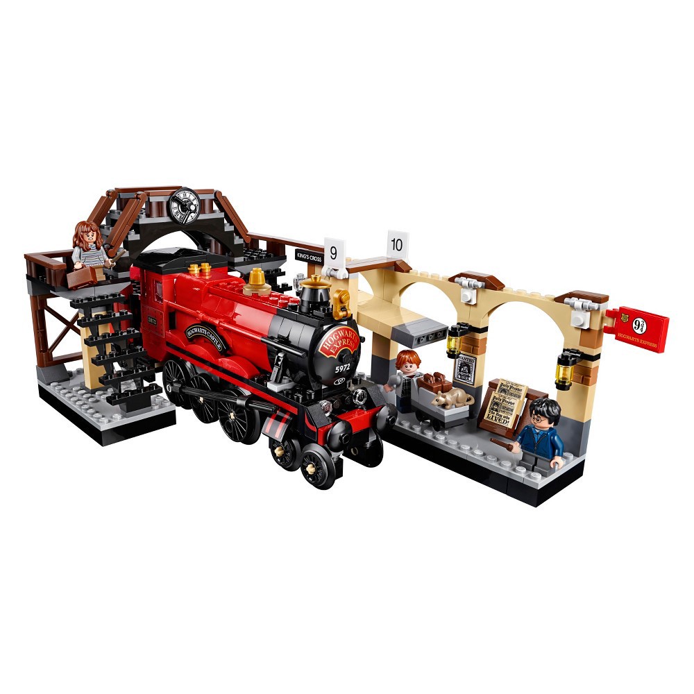 slide 5 of 10, LEGO Harry Potter Hogwarts Express Train Set with Harry Potter Minifigures and Toy Bridge 75955, 1 ct