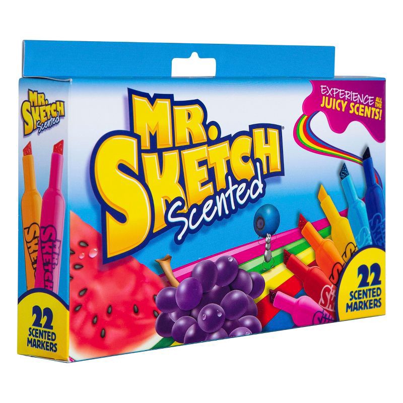 slide 2 of 4, Mr. Sketch 22pk Scented Markers Chisel Tip, 22 ct