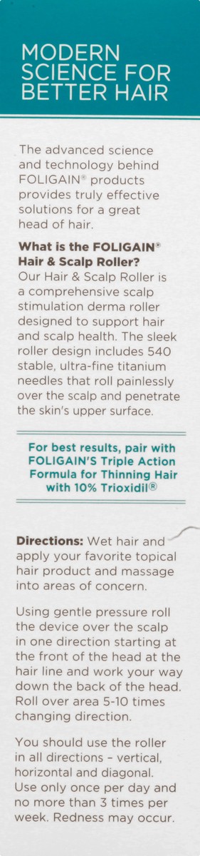 slide 6 of 11, Foligain Roller 1 ea, 1 ct