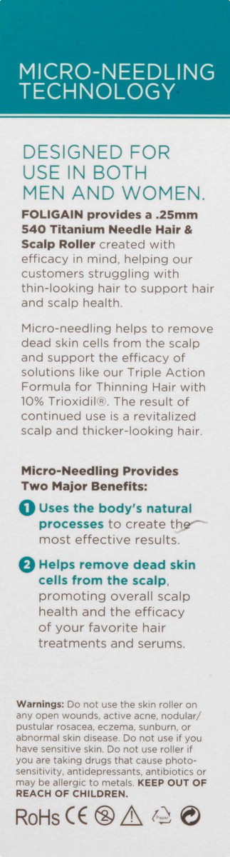 slide 11 of 11, Foligain Roller 1 ea, 1 ct