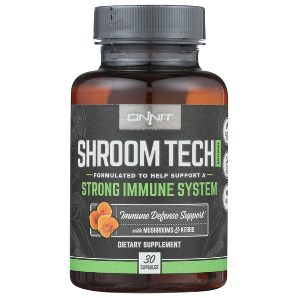 slide 1 of 1, Onnit Shroom Tech Immune, 30 ct