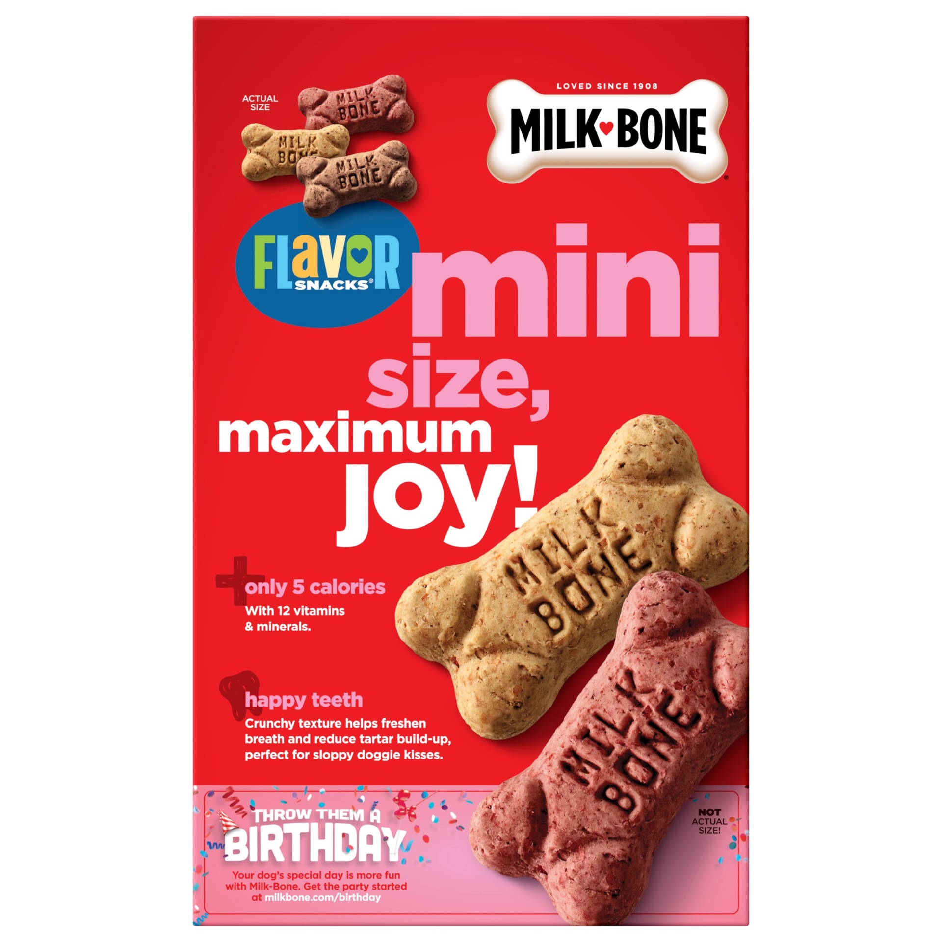 slide 2 of 7, Milk-Bone Minis Flavor Snacks Dog Treats, 15 oz