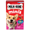 slide 3 of 19, Milk-Bone Mini's Dog Treat Biscuits with Bacon, Chicken & Beef Flavor Snacks - 15oz, 15 oz