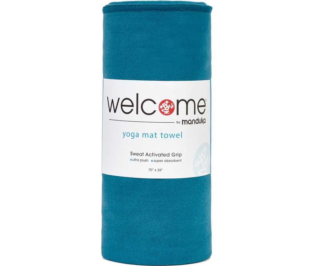 slide 2 of 5, Manduka Welcome Yoga Mat Towel - Maldive, 1 ct