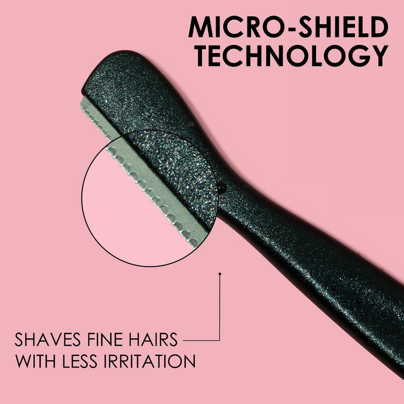 slide 4 of 10, JAPONESQUE Brow Touch Up Razors, 1 ct