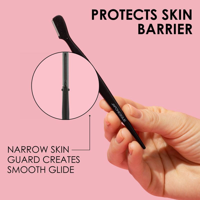 slide 6 of 10, JAPONESQUE Brow Touch Up Razors, 1 ct