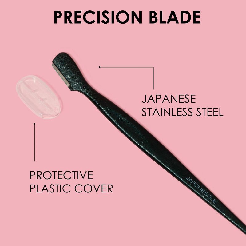 slide 7 of 10, JAPONESQUE Brow Touch Up Razors, 1 ct