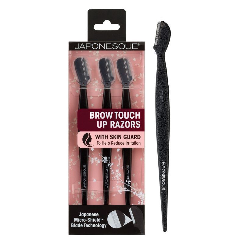 slide 1 of 8, JAPONESQUE Brow Touch Up Razors, 1 ct