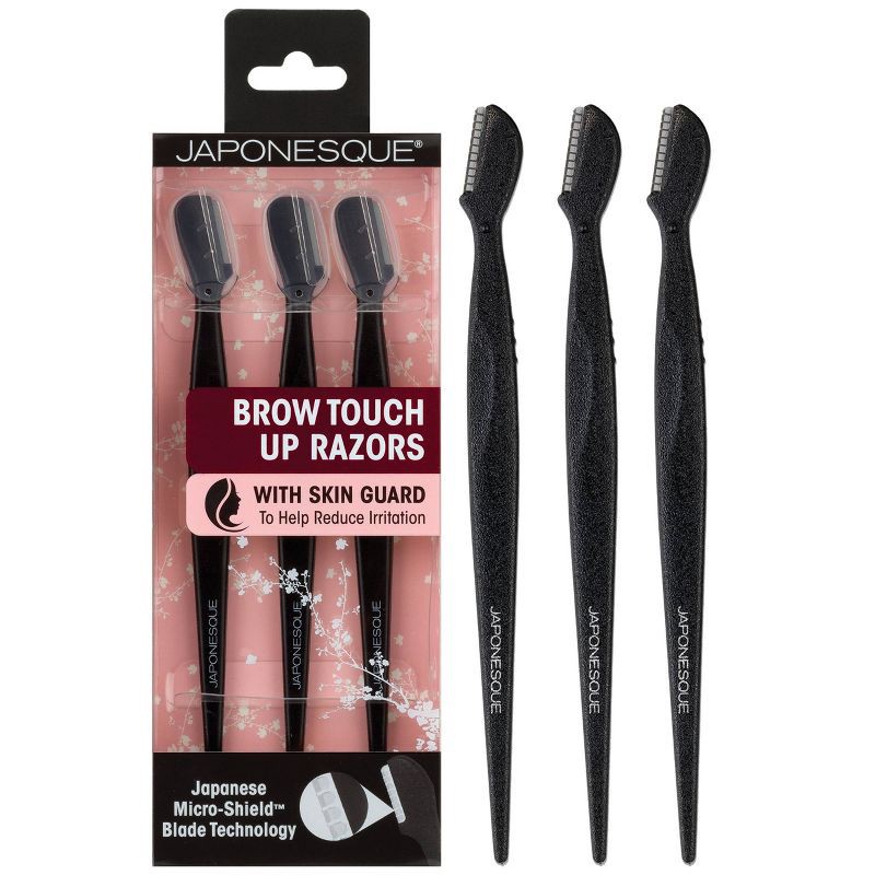 slide 1 of 8, JAPONESQUE Brow Touch Up Razors, 1 ct