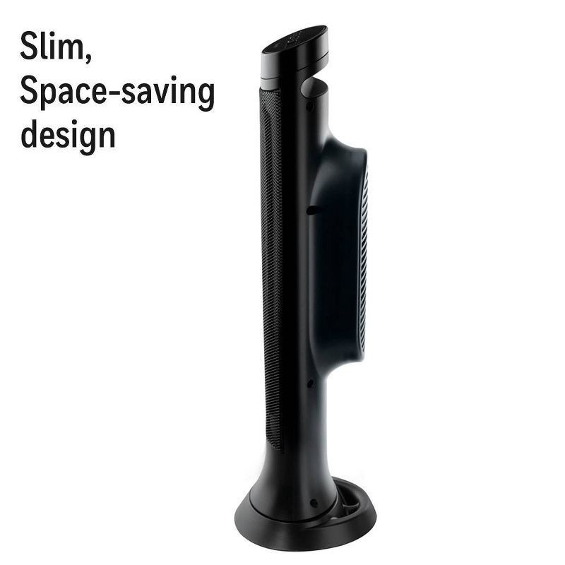 slide 7 of 9, Honeywell Slim Ceramic Tower Heater Black, 1 ct