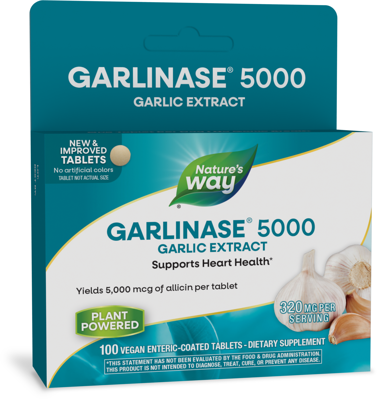 slide 1 of 5, Nature's Way Garlinase 5000, 100 ct